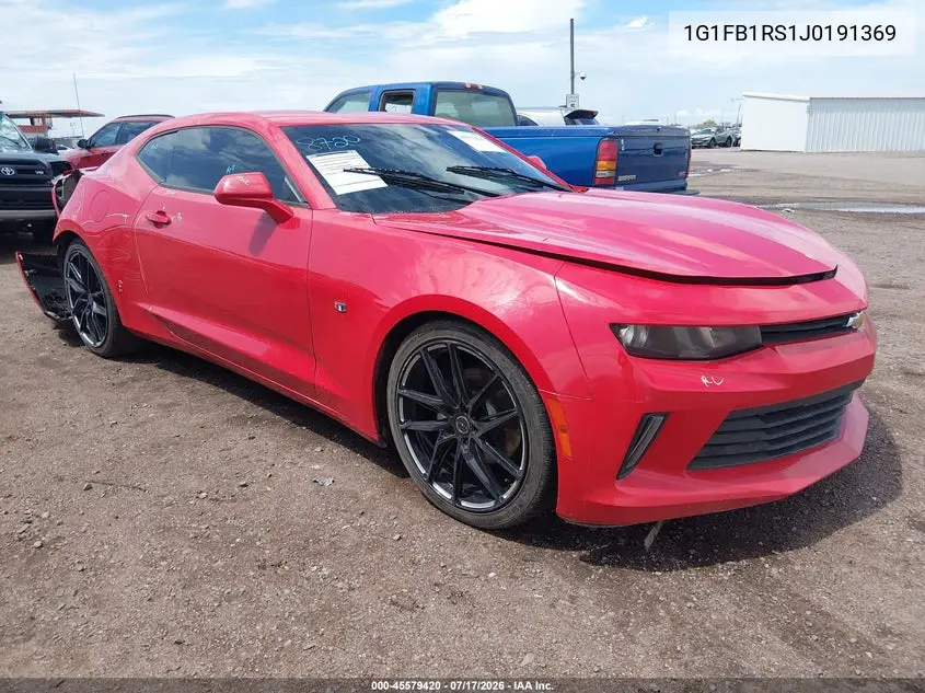 2018 Chevrolet Camaro 1Lt VIN: 1G1FB1RS1J0191369 Lot: 45579420