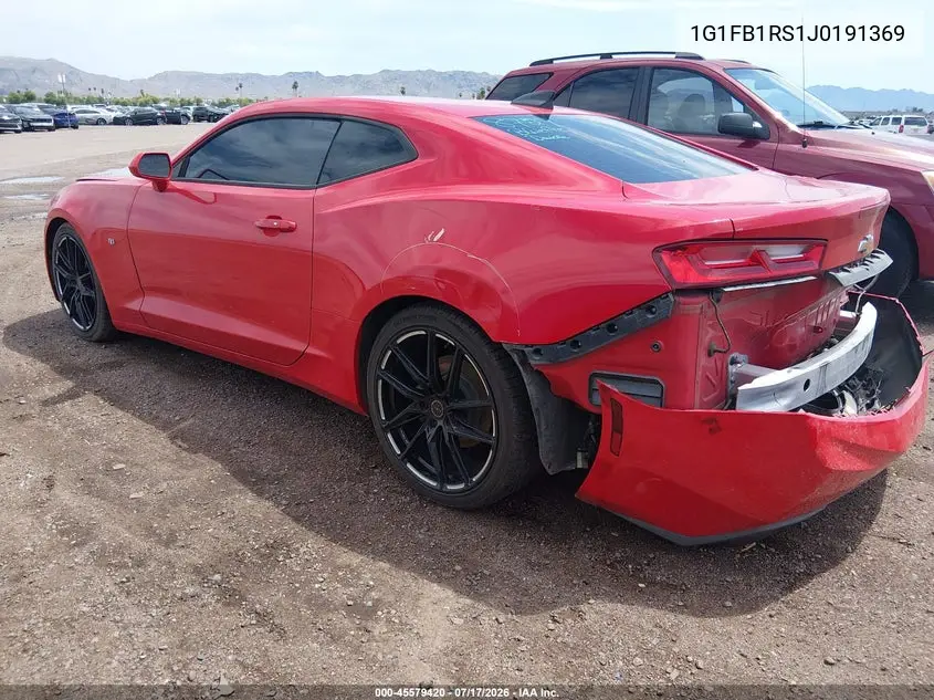 2018 Chevrolet Camaro 1Lt VIN: 1G1FB1RS1J0191369 Lot: 45579420