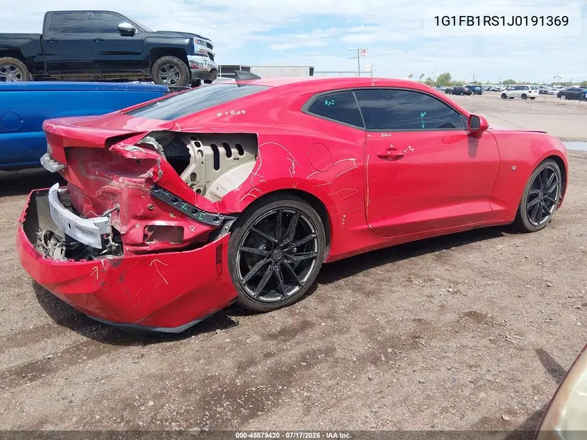 2018 Chevrolet Camaro 1Lt VIN: 1G1FB1RS1J0191369 Lot: 45579420