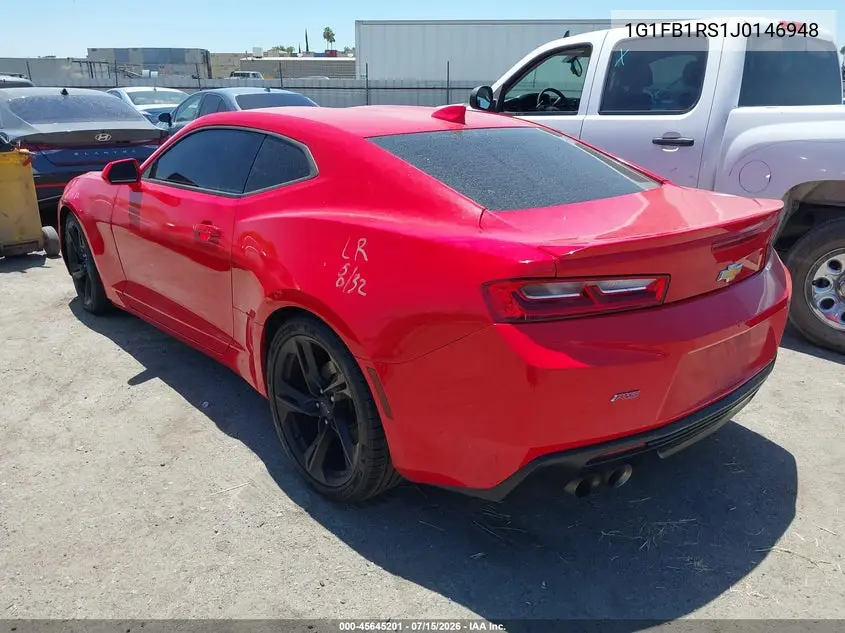 1G1FB1RS1J0146948 2018 Chevrolet Camaro 1Lt