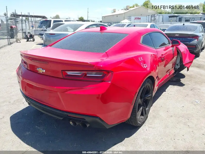 1G1FB1RS1J0146948 2018 Chevrolet Camaro 1Lt
