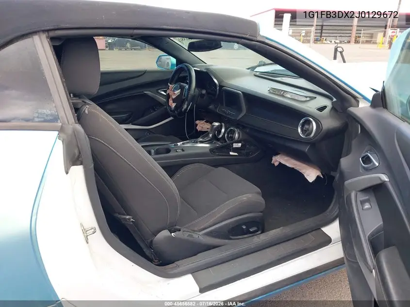 2018 Chevrolet Camaro 1Lt VIN: 1G1FB3DX2J0129672 Lot: 45656582