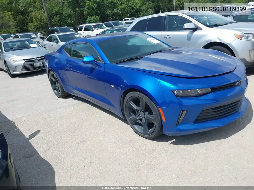 2018 Chevrolet Camaro 1Lt VIN: 1G1FB1RS0J0189399 Lot: 45666418