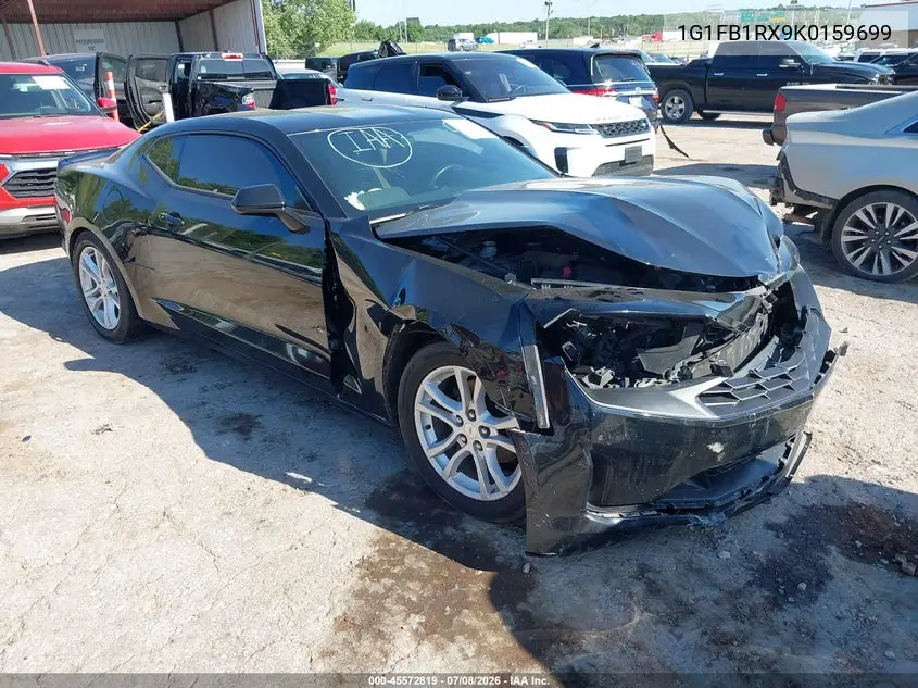 2019 Chevrolet Camaro 1Ls VIN: 1G1FB1RX9K0159699 Lot: 45572819