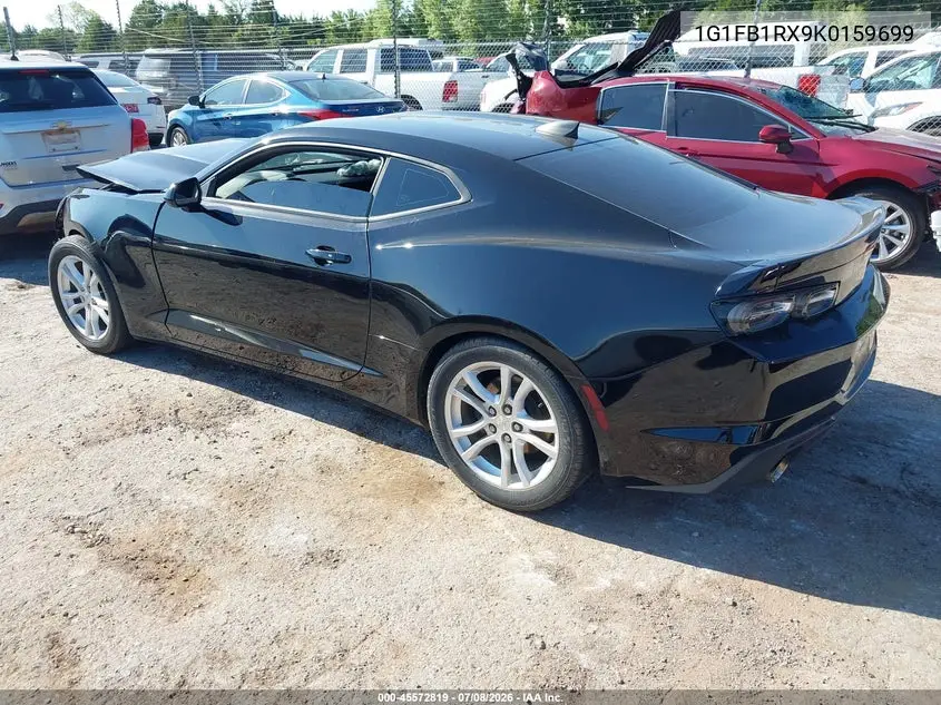 2019 Chevrolet Camaro 1Ls VIN: 1G1FB1RX9K0159699 Lot: 45572819
