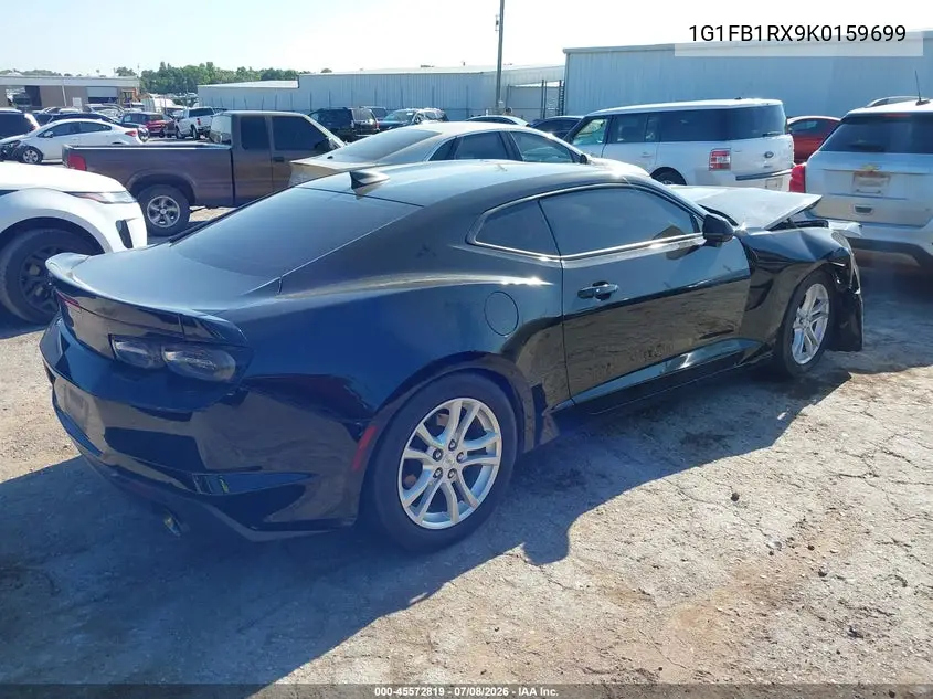 2019 Chevrolet Camaro 1Ls VIN: 1G1FB1RX9K0159699 Lot: 45572819