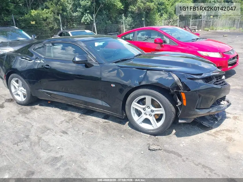 2019 Chevrolet Camaro 1Lt VIN: 1G1FB1RX2K0142047 Lot: 45583039