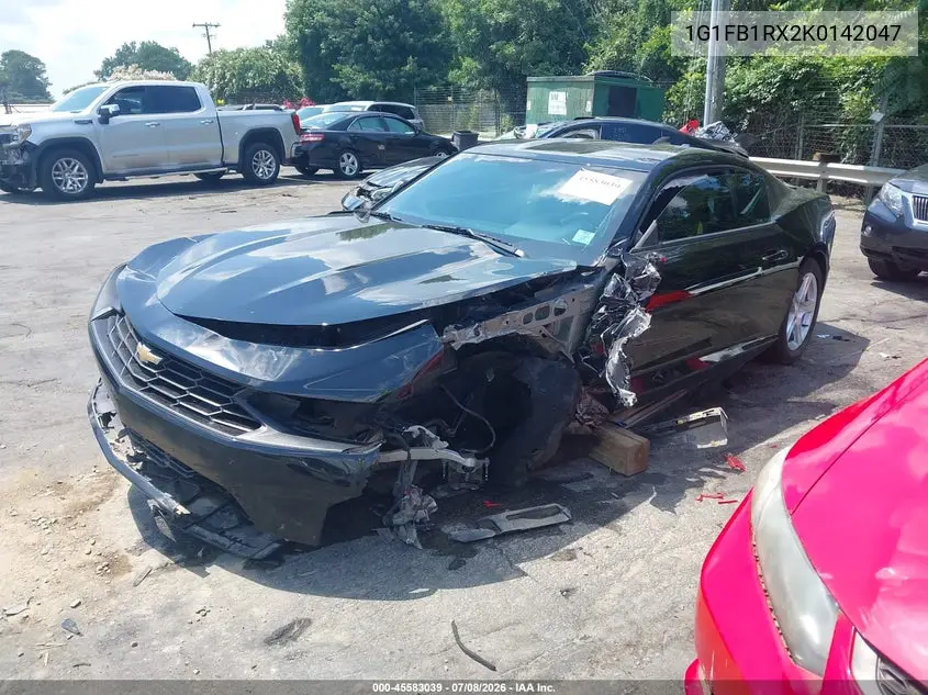 2019 Chevrolet Camaro 1Lt VIN: 1G1FB1RX2K0142047 Lot: 45583039