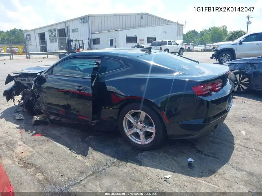 2019 Chevrolet Camaro 1Lt VIN: 1G1FB1RX2K0142047 Lot: 45583039