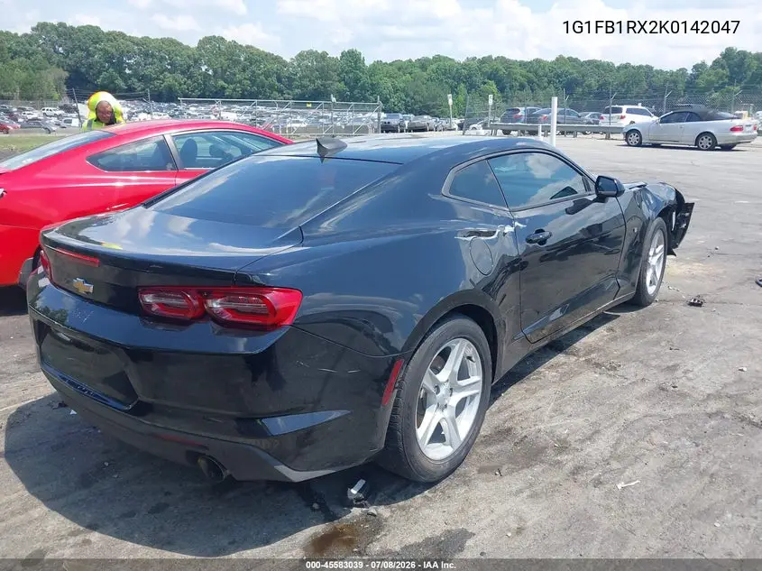 2019 Chevrolet Camaro 1Lt VIN: 1G1FB1RX2K0142047 Lot: 45583039