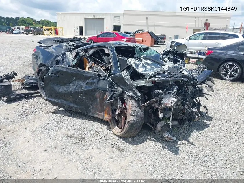 2019 Chevrolet Camaro 3Lt VIN: 1G1FD1RS8K0144349 Lot: 45606044