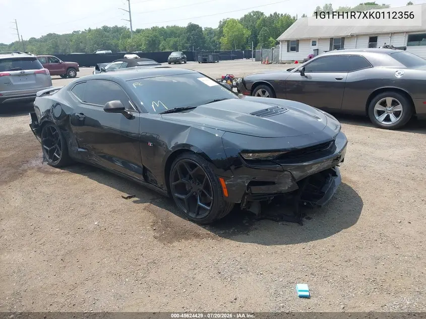 2019 Chevrolet Camaro 2Ss VIN: 1G1FH1R7XK0112356 Lot: 45624429