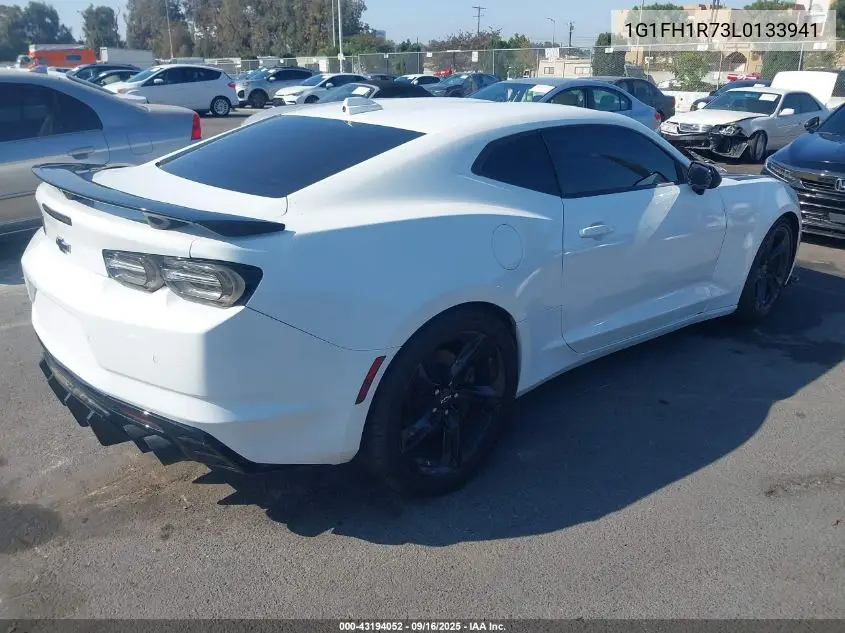 1G1FH1R73L0133941 2020 Chevrolet Camaro Rwd 2Ss