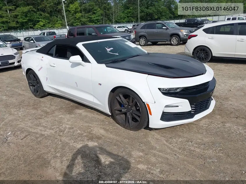 2020 Chevrolet Camaro Rwd 1Lt VIN: 1G1FB3DSXL0146047 Lot: 45566187