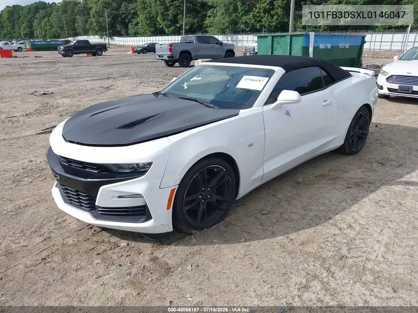 2020 Chevrolet Camaro Rwd 1Lt VIN: 1G1FB3DSXL0146047 Lot: 45566187