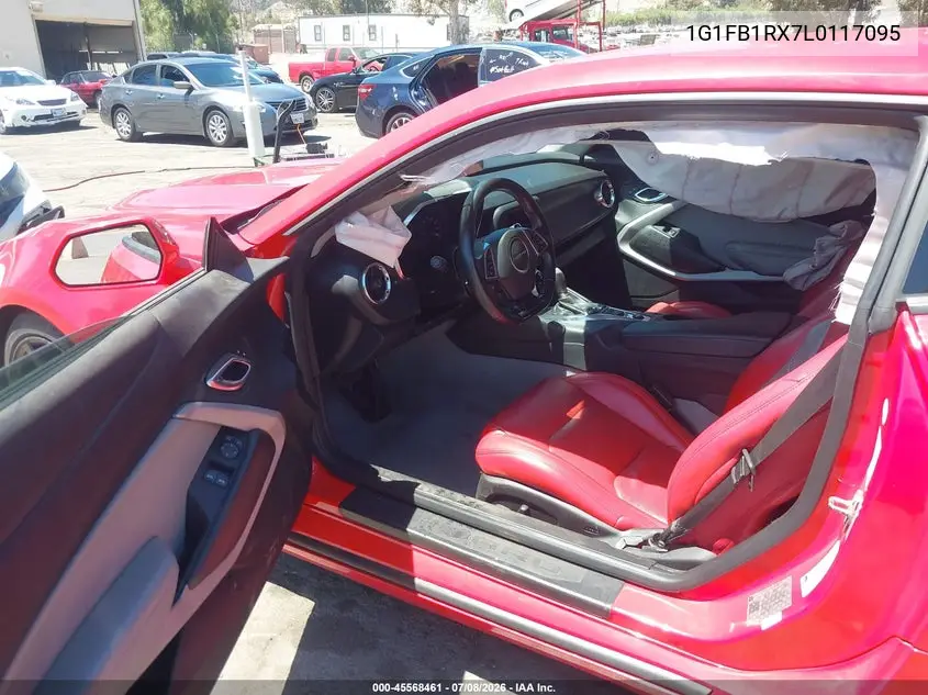 2020 Chevrolet Camaro Rwd 1Lt VIN: 1G1FB1RX7L0117095 Lot: 45568461