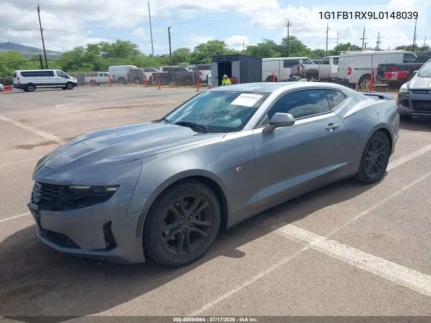 2020 Chevrolet Camaro Rwd 1Ls VIN: 1G1FB1RX9L0148039 Lot: 45594984