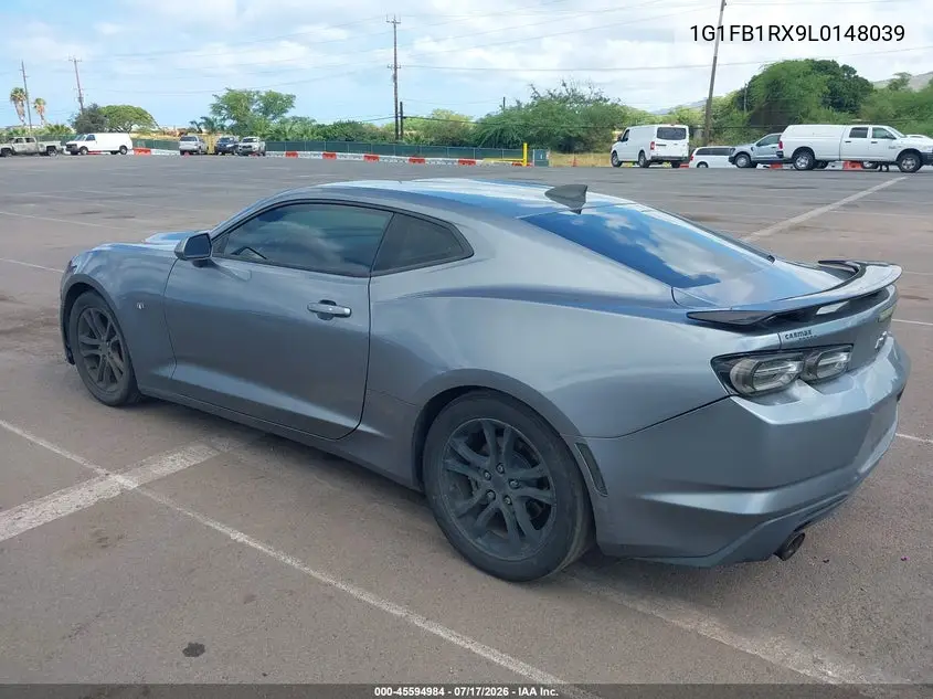 2020 Chevrolet Camaro Rwd 1Ls VIN: 1G1FB1RX9L0148039 Lot: 45594984