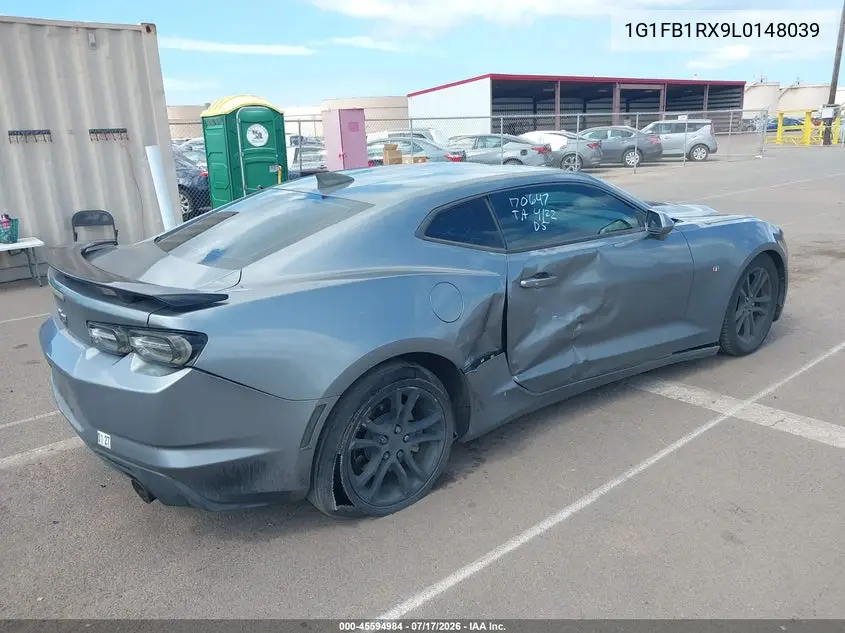 2020 Chevrolet Camaro Rwd 1Ls VIN: 1G1FB1RX9L0148039 Lot: 45594984