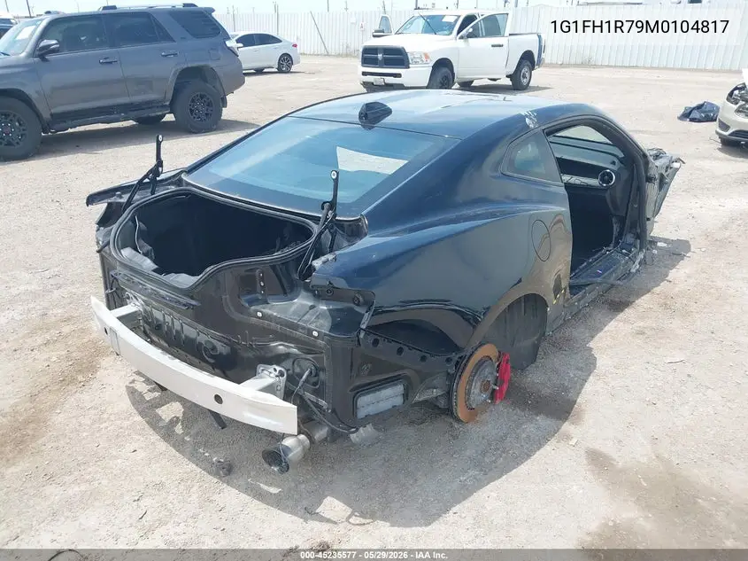 2021 Chevrolet Camaro VIN: 1G1FH1R79M0104817 Lot: 45235577