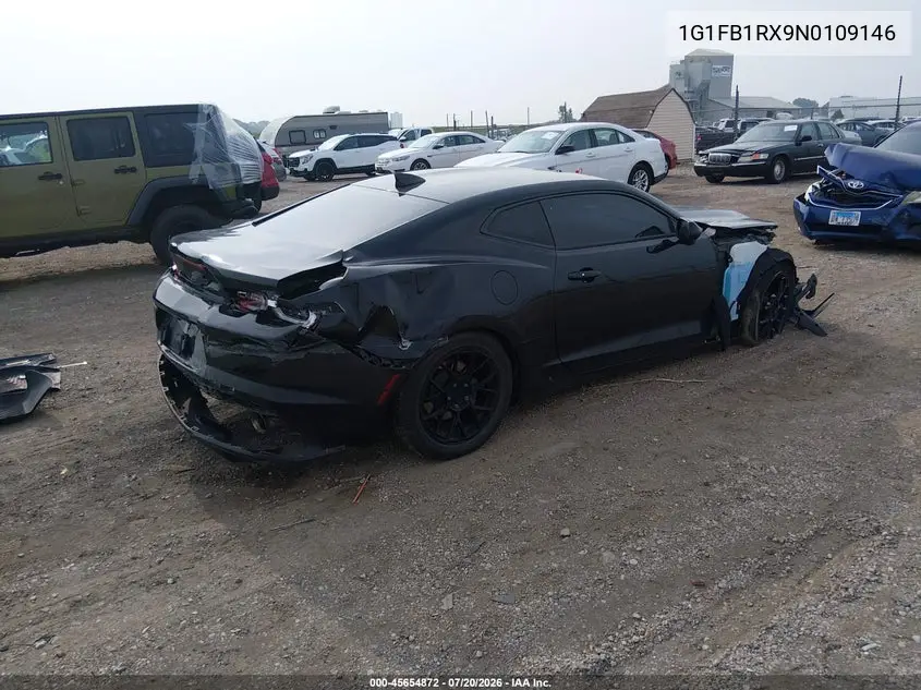 2022 Chevrolet Camaro Rwd 1Lt VIN: 1G1FB1RX9N0109146 Lot: 45654872