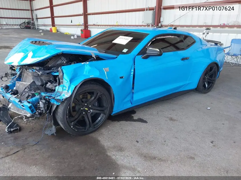 2023 Chevrolet Camaro Lt1 VIN: 1G1FF1R7XP0107624 Lot: 45515481