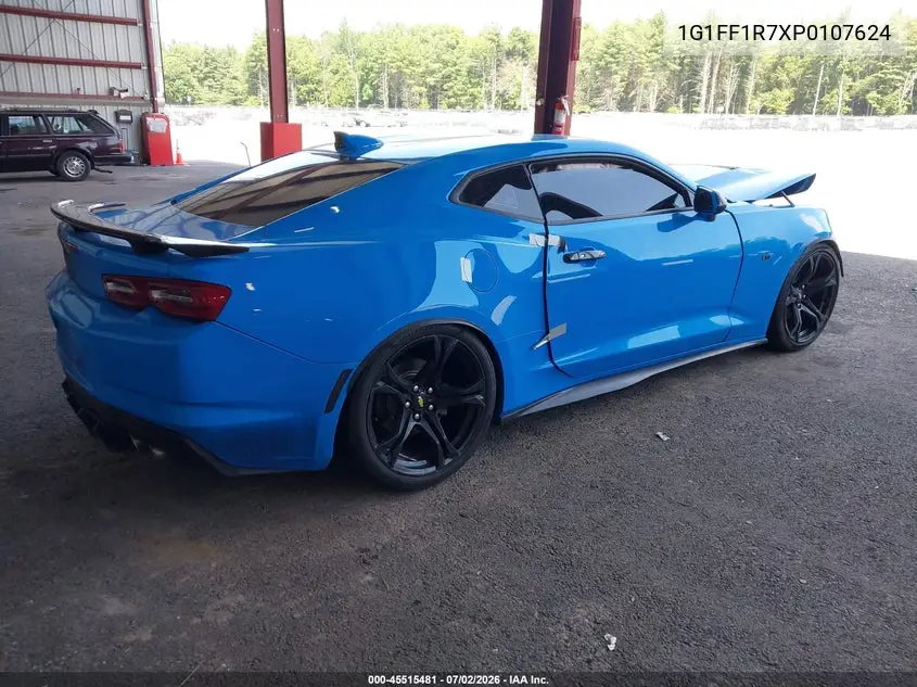 2023 Chevrolet Camaro Lt1 VIN: 1G1FF1R7XP0107624 Lot: 45515481