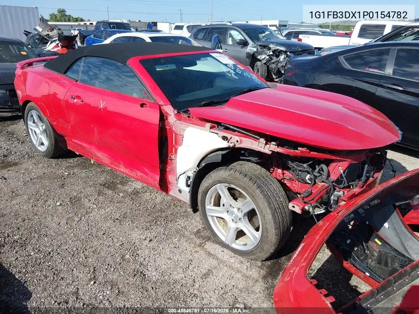 2023 Chevrolet Camaro Rwd 1Lt VIN: 1G1FB3DX1P0154782 Lot: 45546791