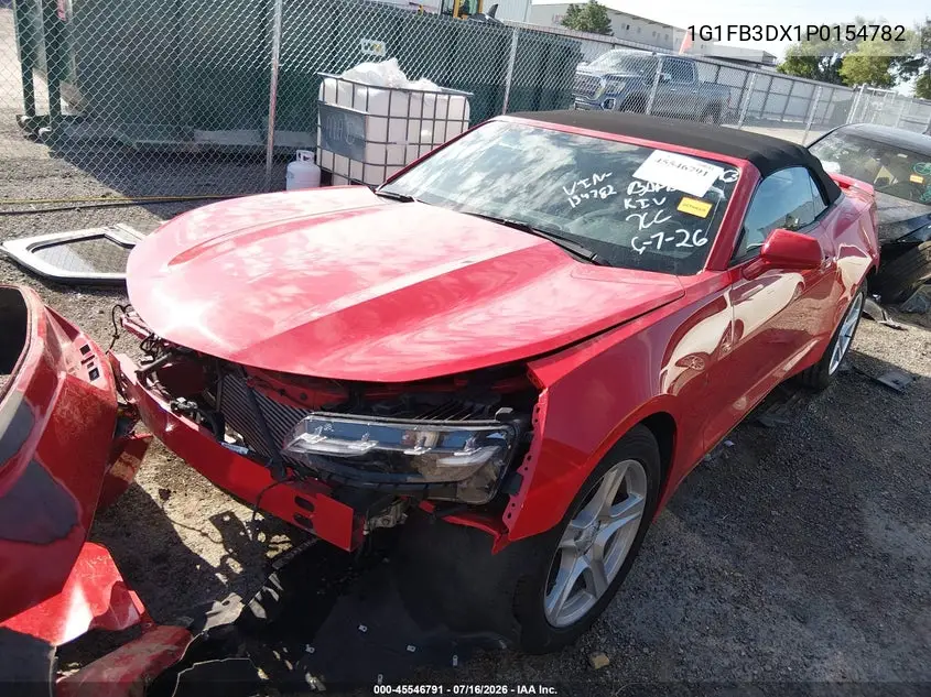 2023 Chevrolet Camaro Rwd 1Lt VIN: 1G1FB3DX1P0154782 Lot: 45546791