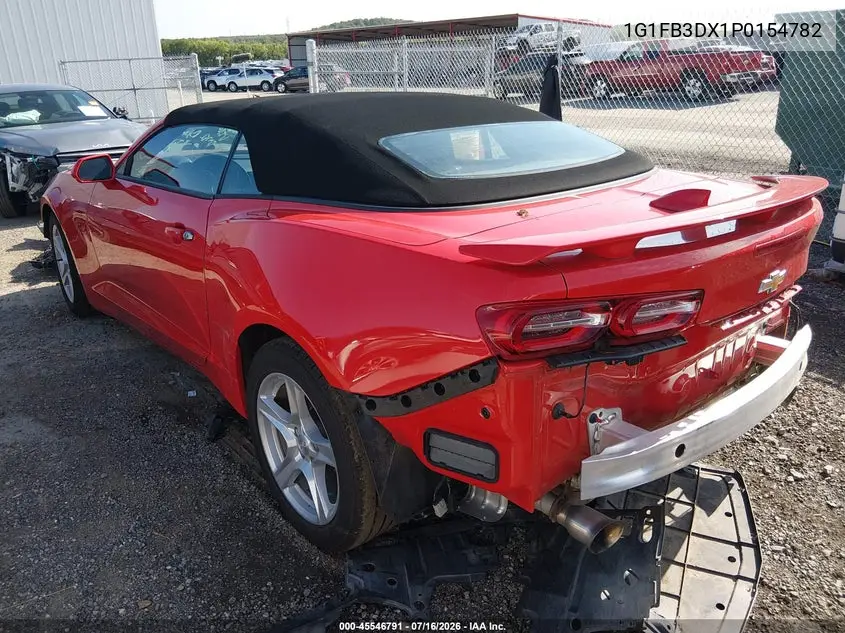 2023 Chevrolet Camaro Rwd 1Lt VIN: 1G1FB3DX1P0154782 Lot: 45546791