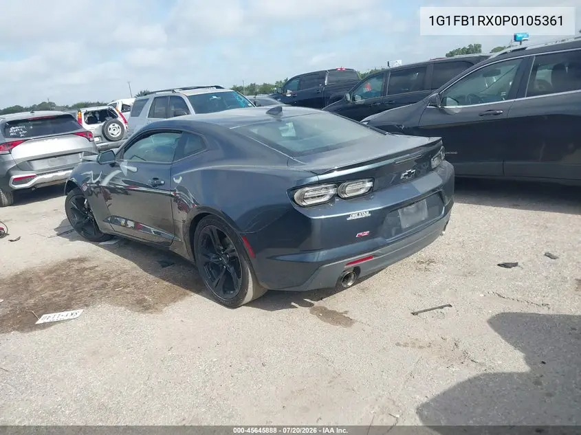2023 Chevrolet Camaro Rwd 1Lt VIN: 1G1FB1RX0P0105361 Lot: 45645888