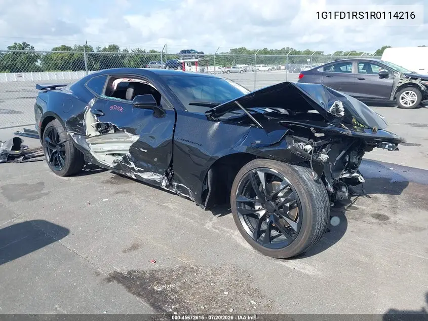 2024 Chevrolet Camaro Rwd 3Lt VIN: 1G1FD1RS1R0114216 Lot: 45672615