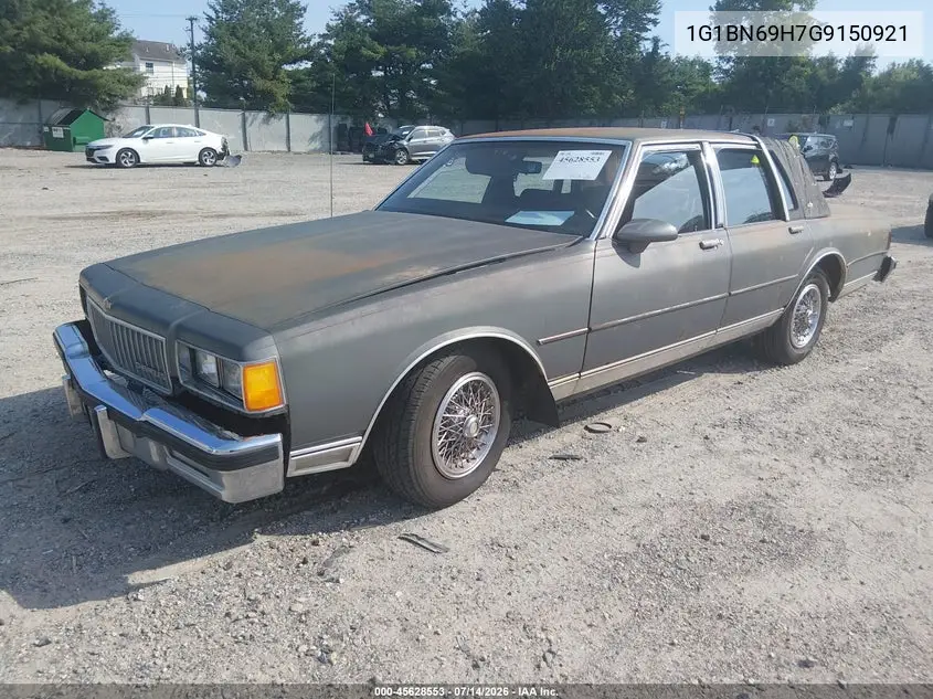 1986 Chevrolet Caprice Classic VIN: 1G1BN69H7G9150921 Lot: 45628553