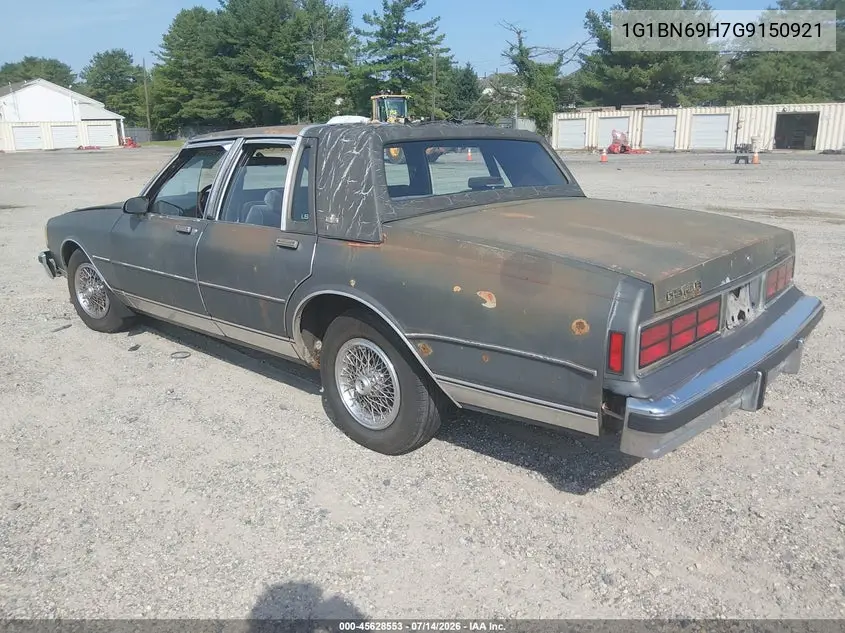 1986 Chevrolet Caprice Classic VIN: 1G1BN69H7G9150921 Lot: 45628553