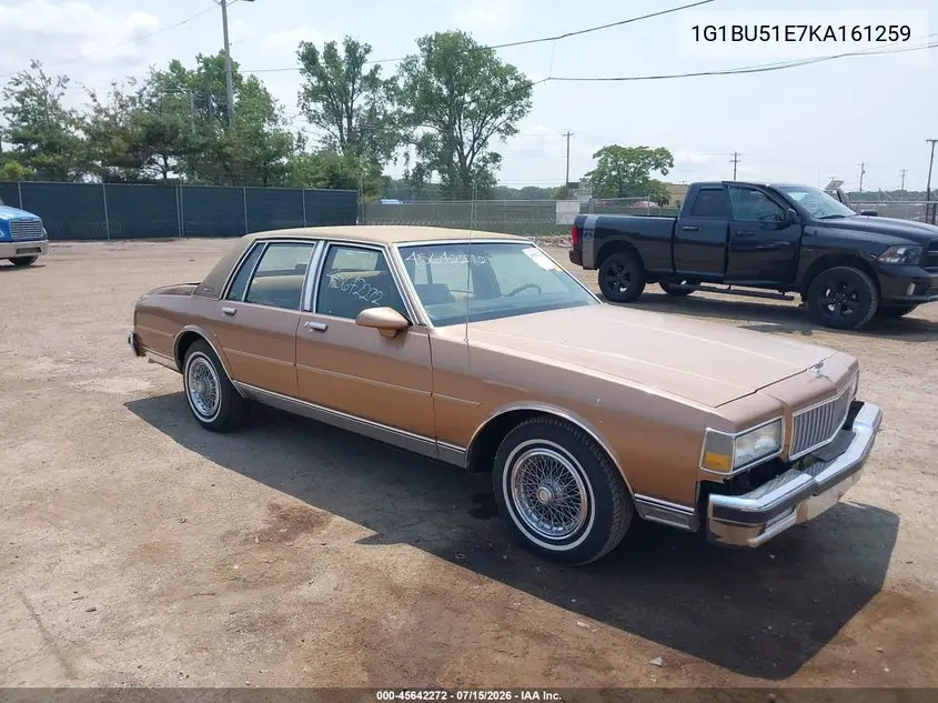 1989 Chevrolet Caprice Classic Brougham VIN: 1G1BU51E7KA161259 Lot: 45642272