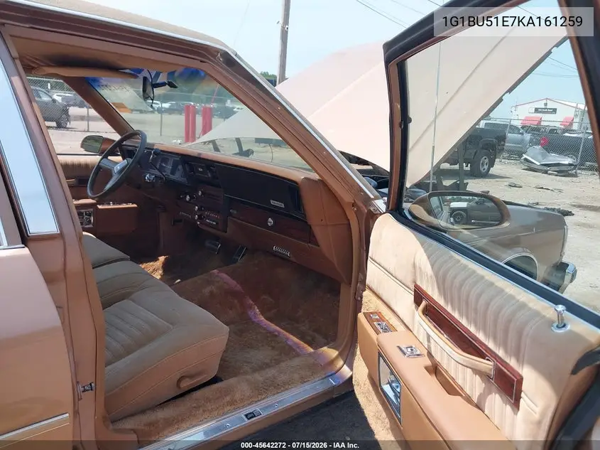 1989 Chevrolet Caprice Classic Brougham VIN: 1G1BU51E7KA161259 Lot: 45642272