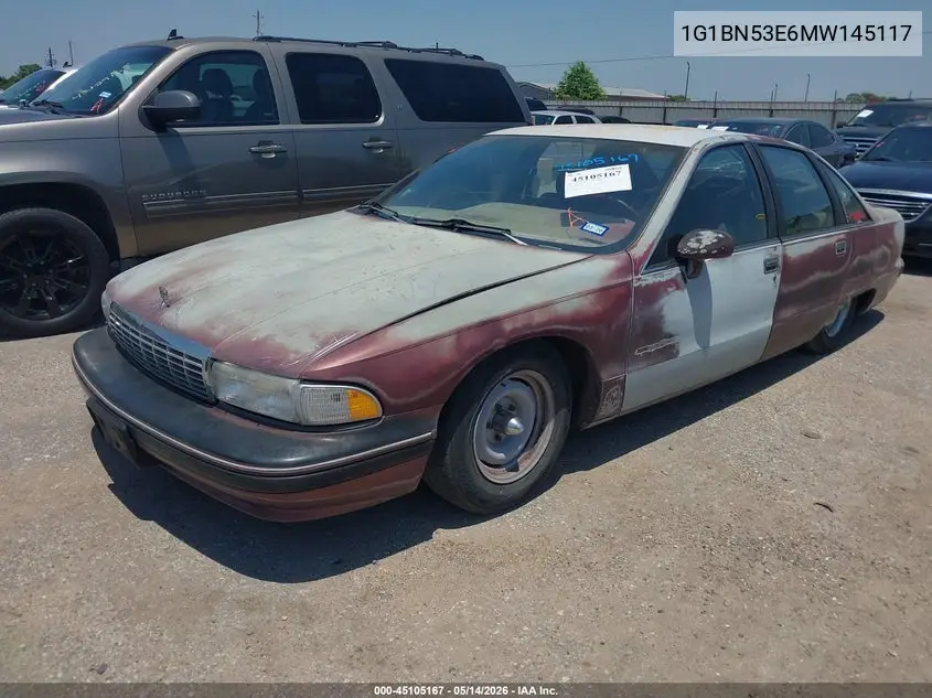 1991 Chevrolet Caprice Classic Ltz VIN: 1G1BN53E6MW145117 Lot: 45105167