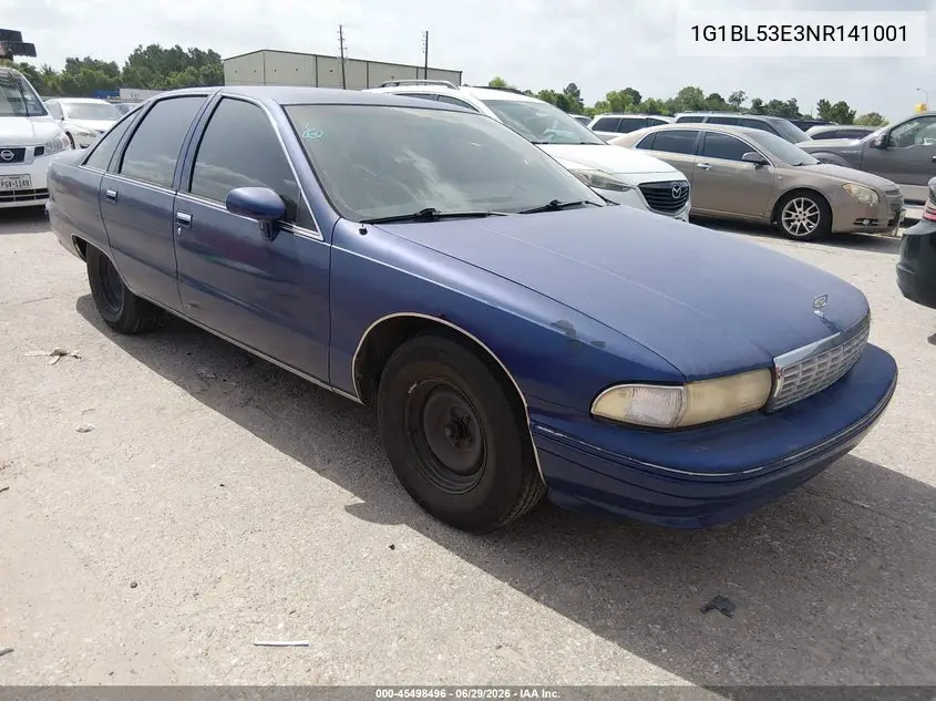 1992 Chevrolet Caprice VIN: 1G1BL53E3NR141001 Lot: 45498496