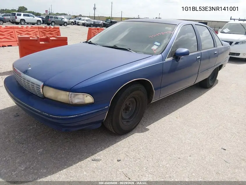 1992 Chevrolet Caprice VIN: 1G1BL53E3NR141001 Lot: 45498496