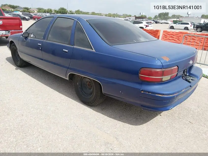 1992 Chevrolet Caprice VIN: 1G1BL53E3NR141001 Lot: 45498496