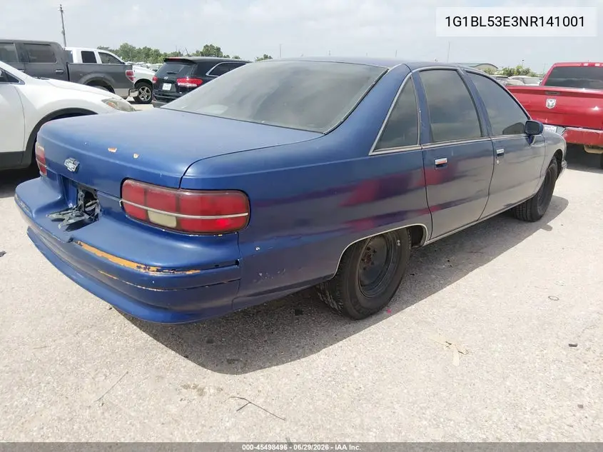 1992 Chevrolet Caprice VIN: 1G1BL53E3NR141001 Lot: 45498496
