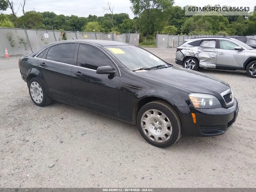 2012 Chevrolet Caprice Detective VIN: 6G1MK5R21CL656543 Lot: 45396112