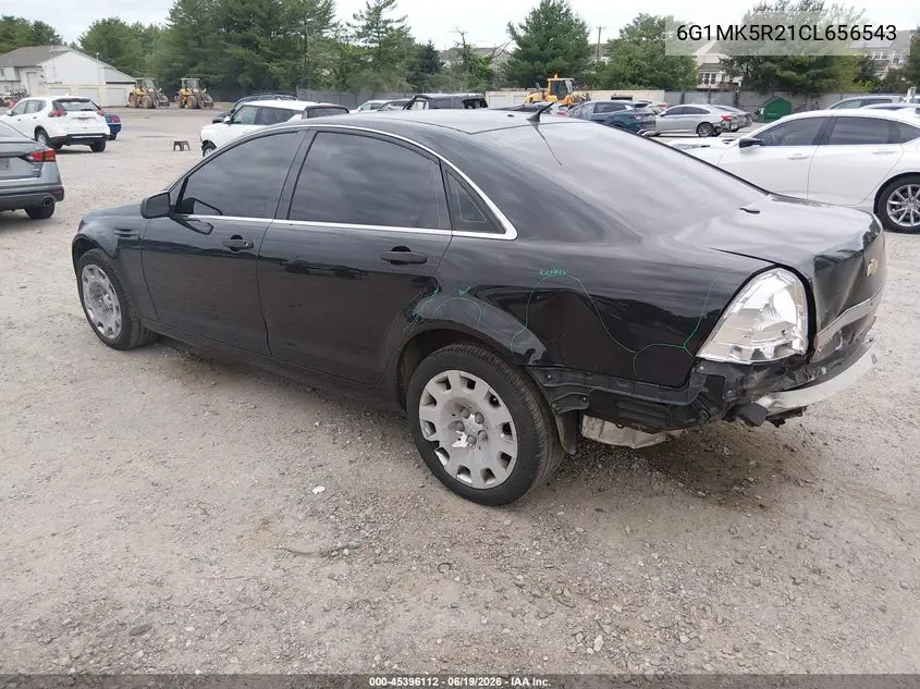 2012 Chevrolet Caprice Detective VIN: 6G1MK5R21CL656543 Lot: 45396112