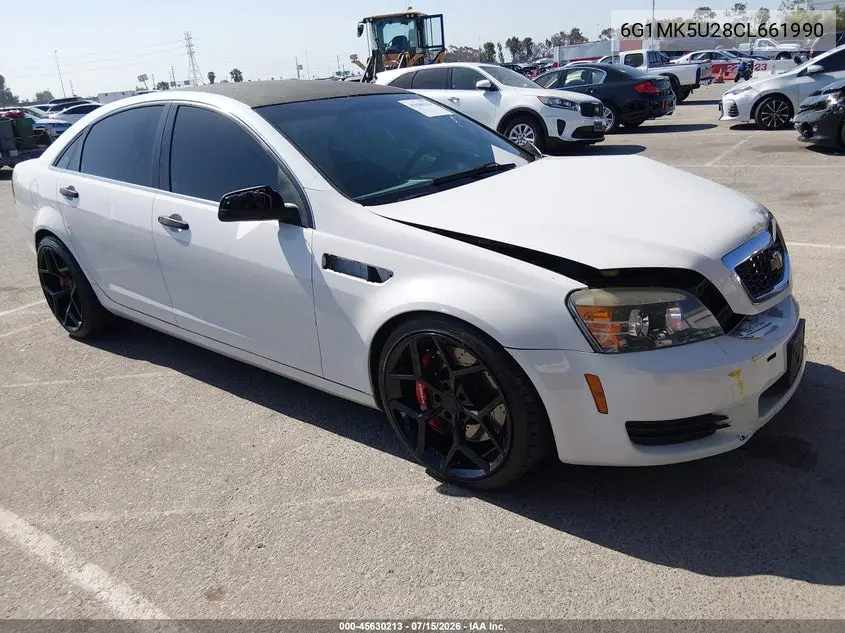 2012 Chevrolet Caprice Police VIN: 6G1MK5U28CL661990 Lot: 45630213