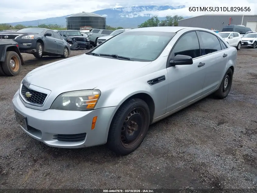 2013 Chevrolet Caprice Police VIN: 6G1MK5U31DL829656 Lot: 44647979