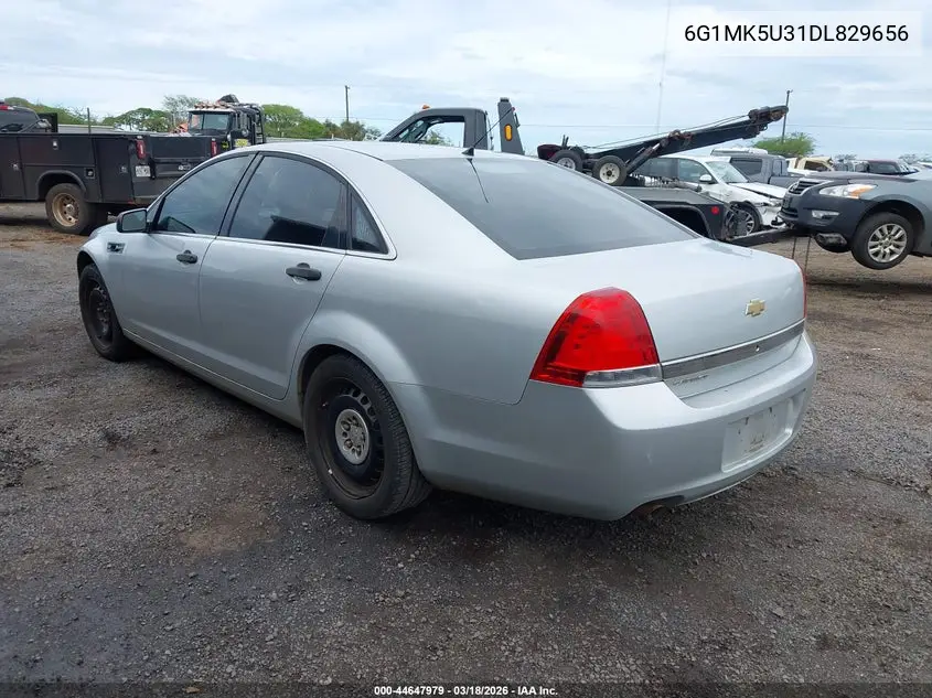 2013 Chevrolet Caprice Police VIN: 6G1MK5U31DL829656 Lot: 44647979