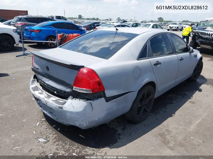 2013 Chevrolet Caprice Police VIN: 6G1MK5U2XDL828612 Lot: 45501223
