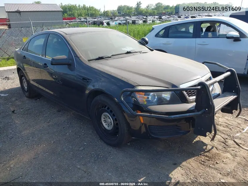 2014 Chevrolet Caprice Police VIN: 6G3NS5U24EL951609 Lot: 45300703
