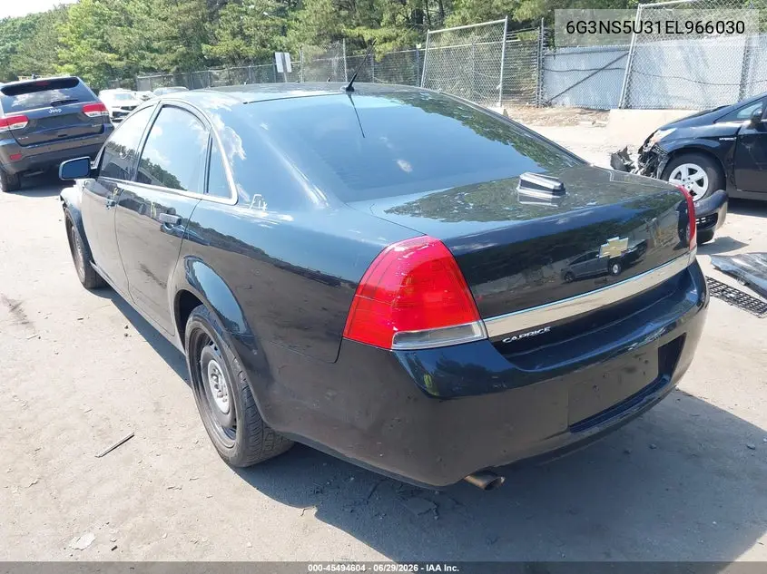 2014 Chevrolet Caprice Police VIN: 6G3NS5U31EL966030 Lot: 45494604