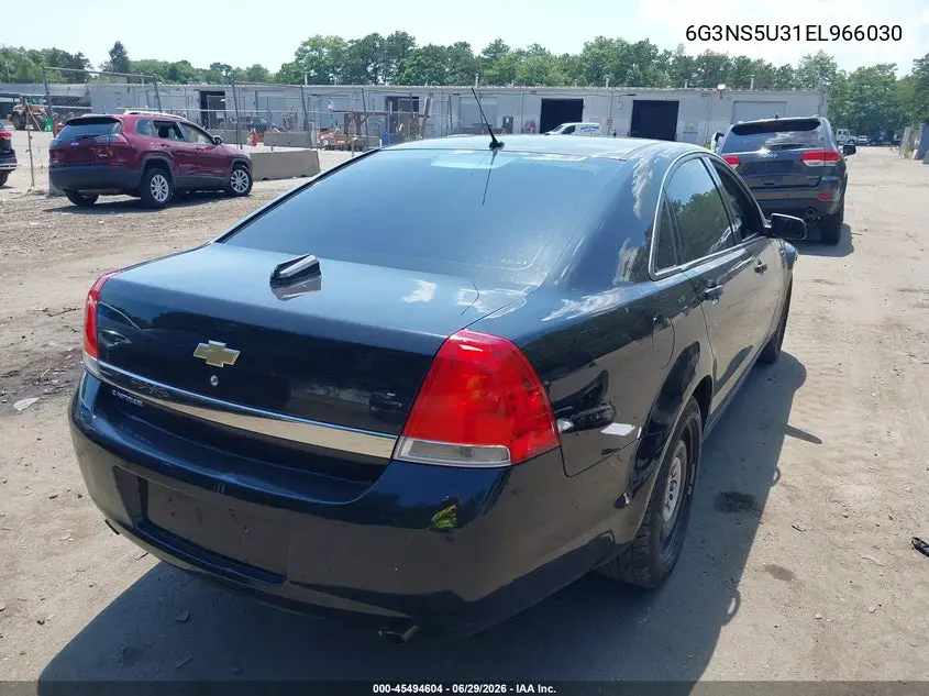 2014 Chevrolet Caprice Police VIN: 6G3NS5U31EL966030 Lot: 45494604